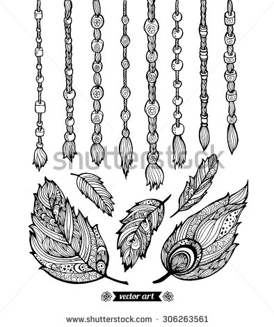 Bird Feather Vector Bird Feather Vector