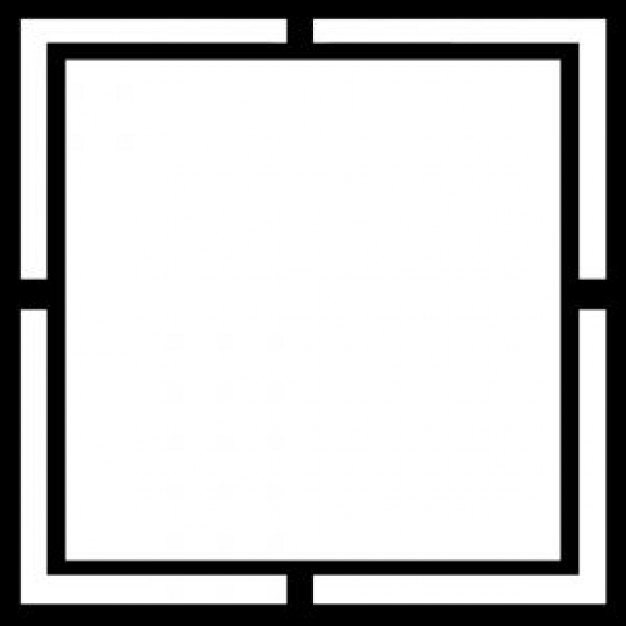 Black and White Frame Vector