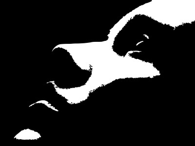 Black and White Vector Woman Face Black and White Vector Woman Face