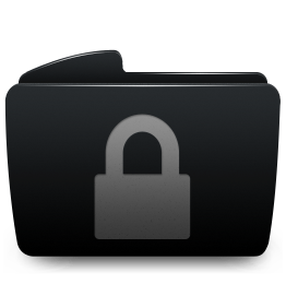 Black Folder Icon