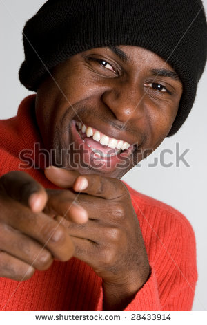 Black Man Laughing