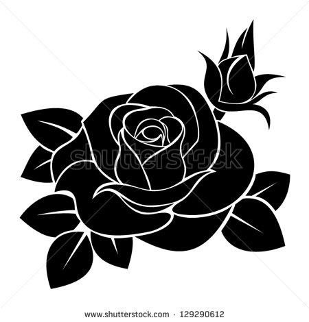 Black Rose Silhouette Black Rose Silhouette