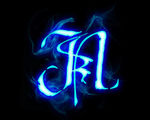 Blue Flame Magic Font