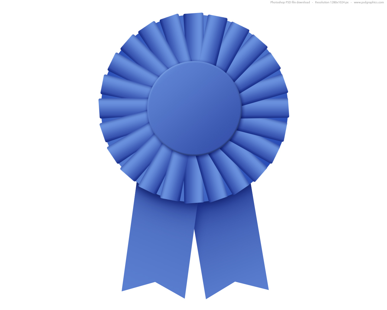 Blue Ribbon Award Clip Art Free