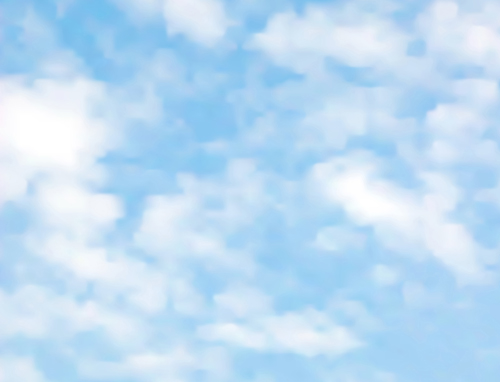 Blue Sky with Clouds Background Vector