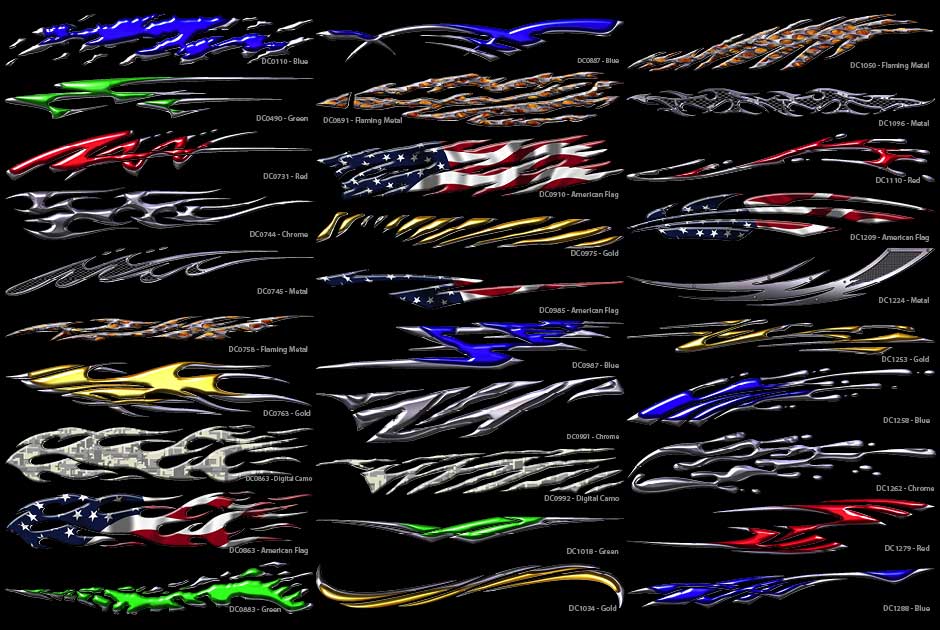 8 Photos of Automotive Graphic Patterns