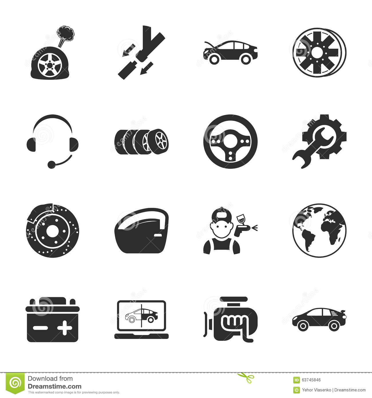 Car Repair Icons