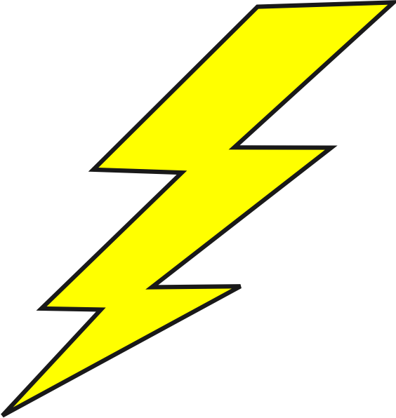 Cartoon Lightning Bolt Clip Art