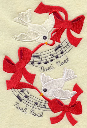 Christmas Machine Embroidery Designs Birds