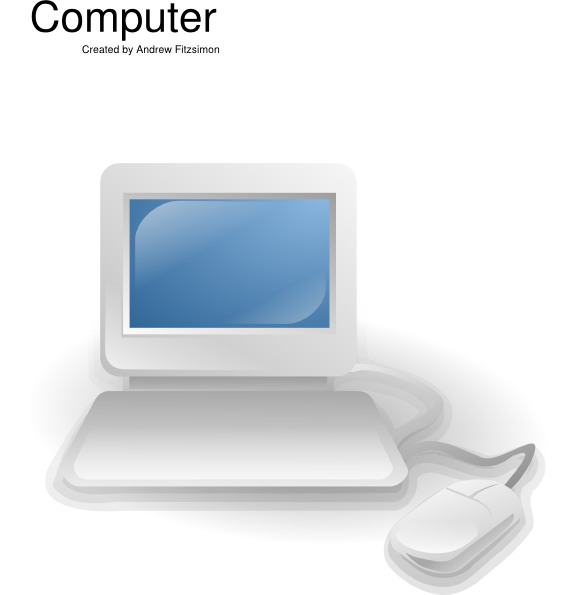 14 Photos of Computer Icon Clip Art