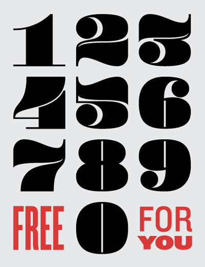 Cool Number Fonts Free