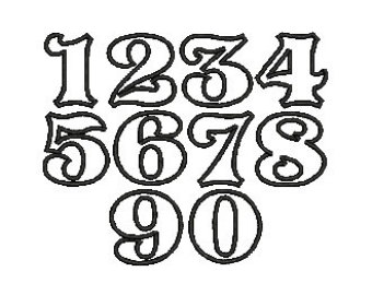 Cool Old English Number Font Cool Old English Number Font