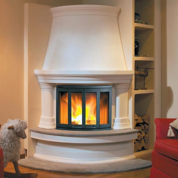 Corner Fireplace Design Ideas