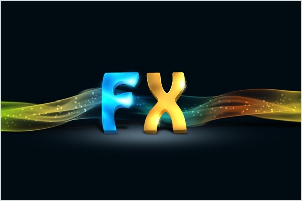 Create 3D Text Effect Photoshop