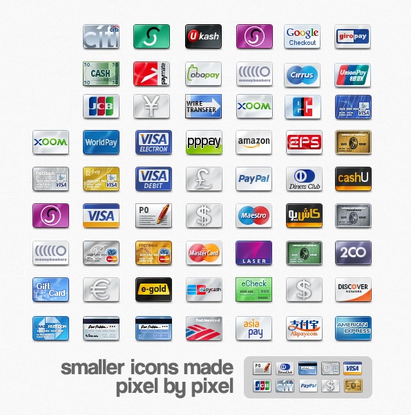 12 Photos of Web Credit Card Icons