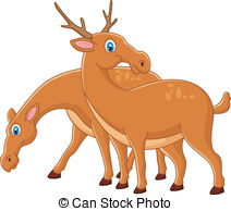 Cute Cartoon Deer