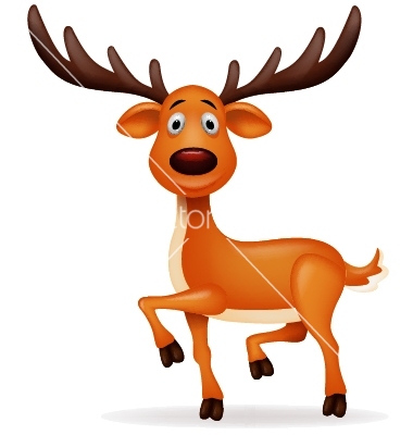 Cute Cartoon Deer