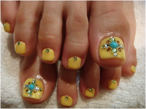 Cute Toe Nail Art