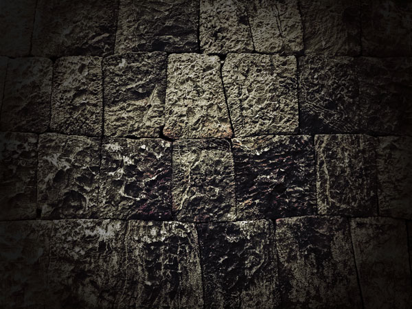 Dark Stone Wall Texture