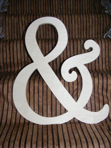 DIY Wooden Letter Decor