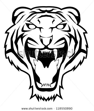 Easy to Draw Tiger Face Drawings