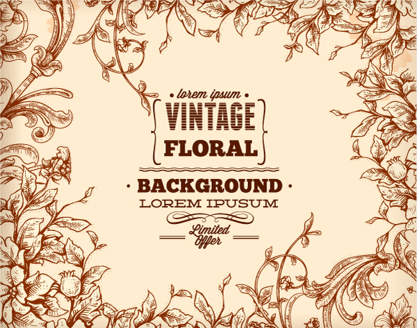 Elegant Vintage Background Vector