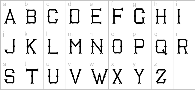 Fancy Block Letter Font