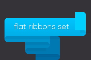 Flat Ribbon Design