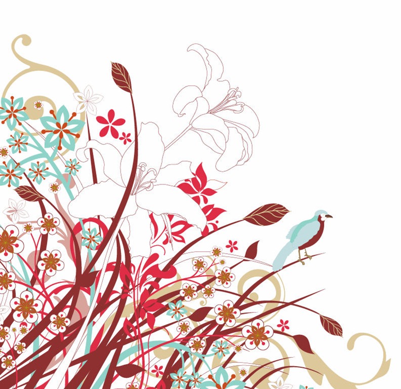 10 Beautiful Vector Flowers Images