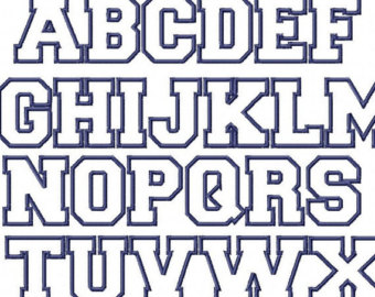 Jersey Letters Font 