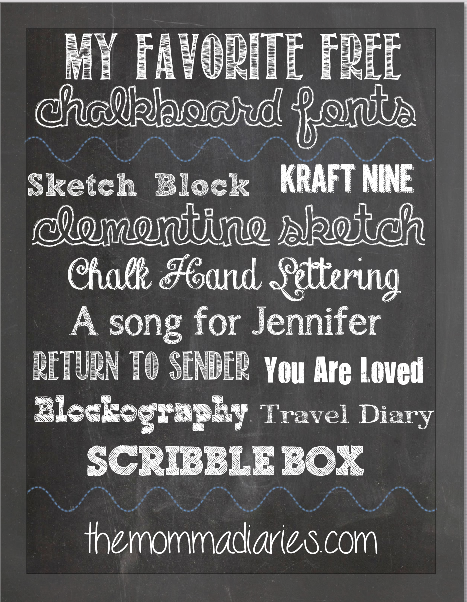 Free Chalkboard Fonts Free Chalkboard Fonts