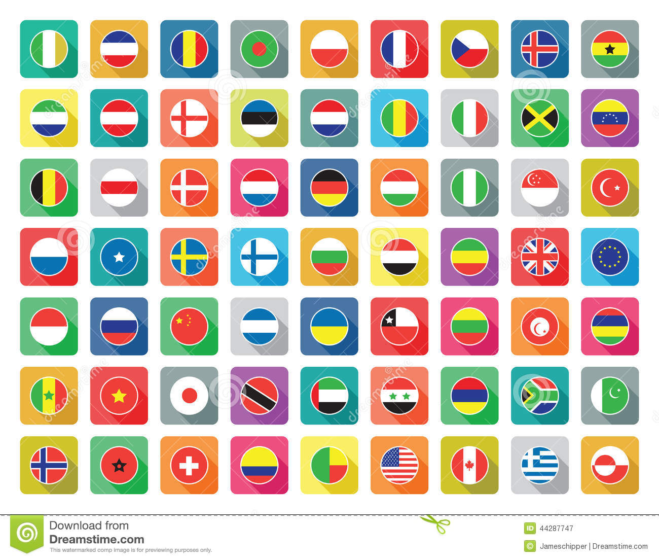 Free Flat Icons Flags