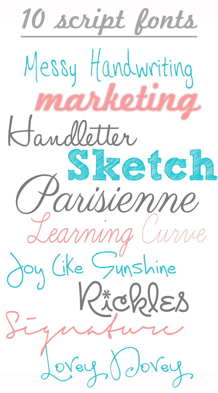 Free Handwriting Script Fonts Free Handwriting Script Fonts