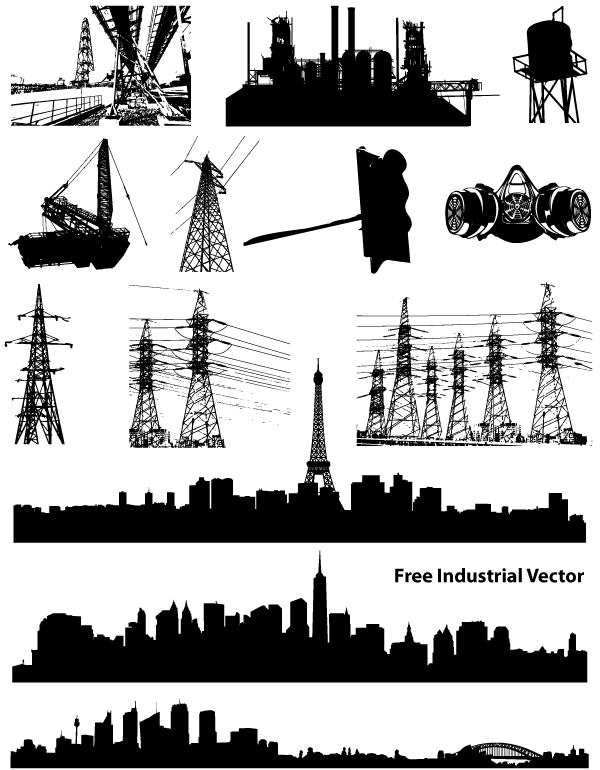 7 Free Vector Icons Industrial Images