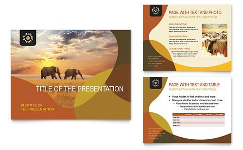 Free Safari PowerPoint Template