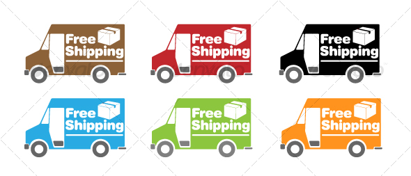 Free Shipping Truck Icon