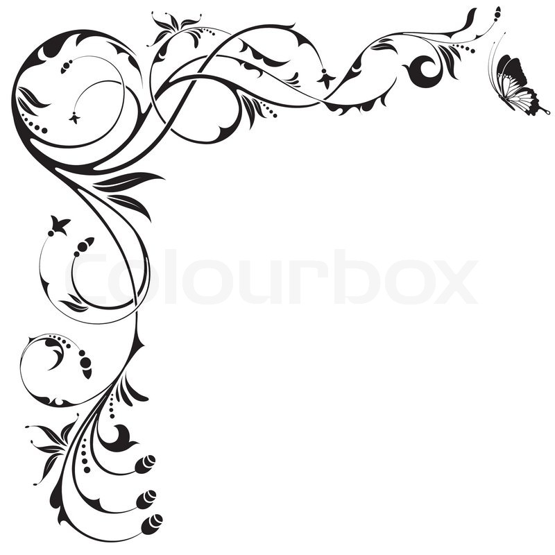 Free Vector Floral Border Designs