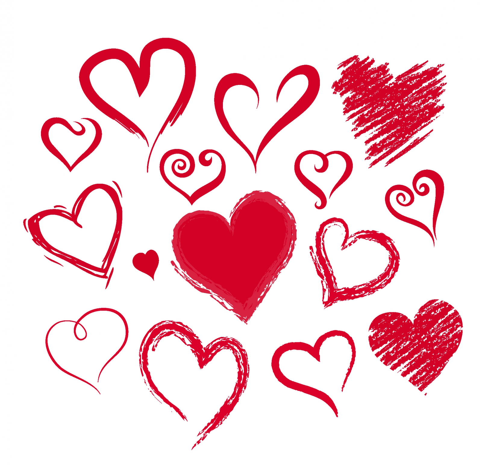 Free Vector Heart Outline