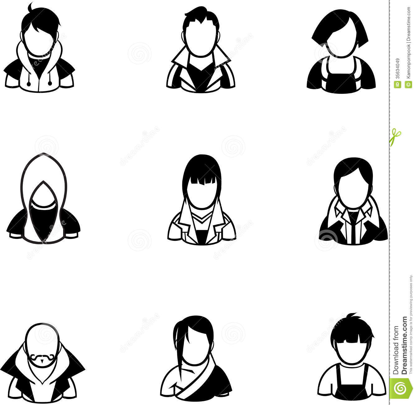 Free Vector People Icons