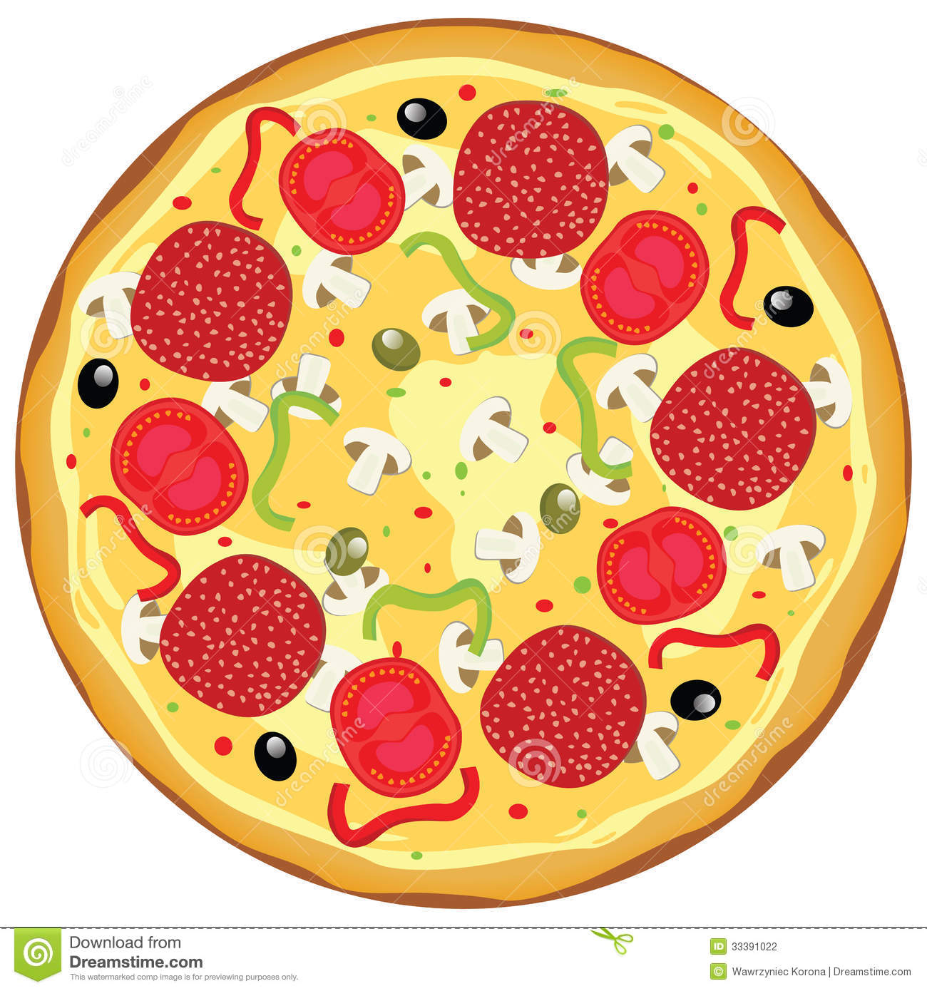 Free Vector Pizza Clip Art