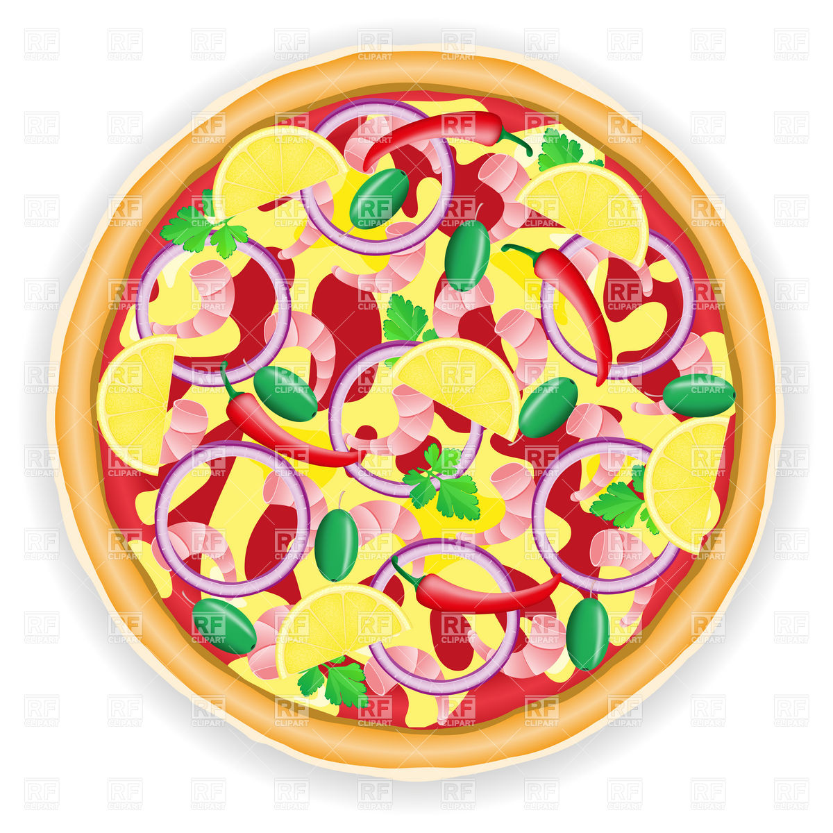 Free Vector Pizza Clip Art