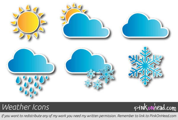 Free Vector Weather Icons