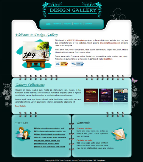 Free Web Design Website Template Free Web Design Website Template