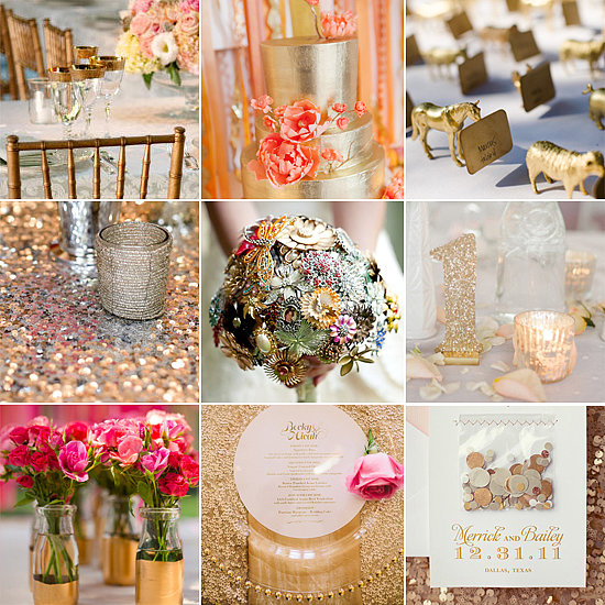 Gold Wedding Decorations Ideas