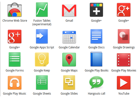 Google Apps Desktop Icons Google Apps Desktop Icons