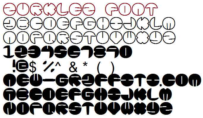 Graffiti Font Styles Alphabet