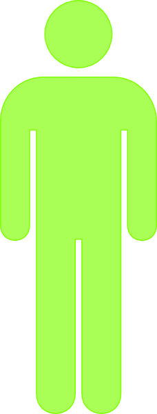 Green Person Icon Clip Art