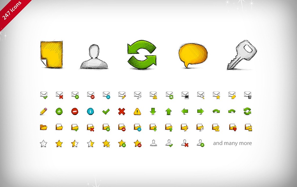 Hand Drawn Web Icons Hand Drawn Web Icons