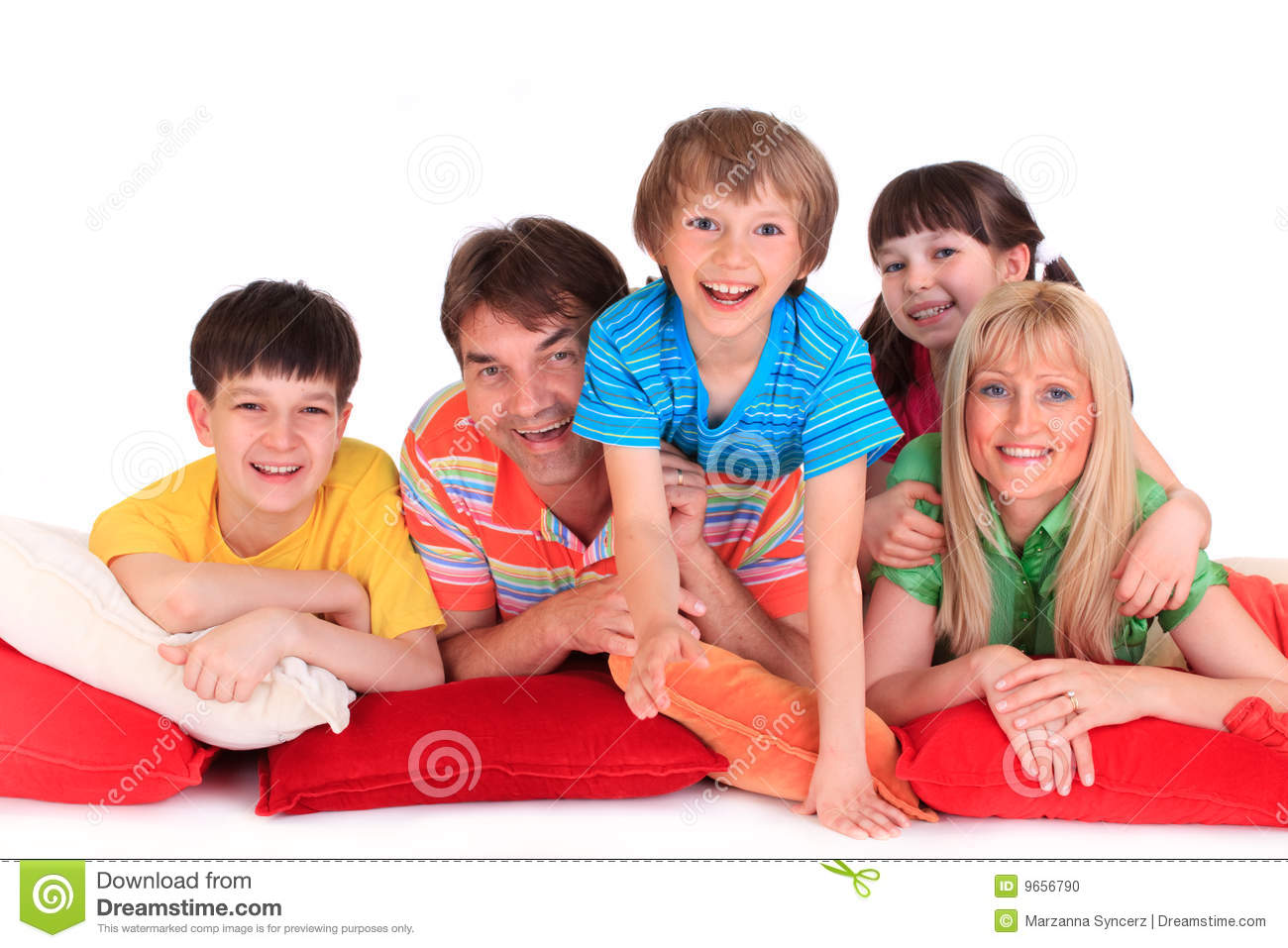Happy Family Stock Happy Family Stock