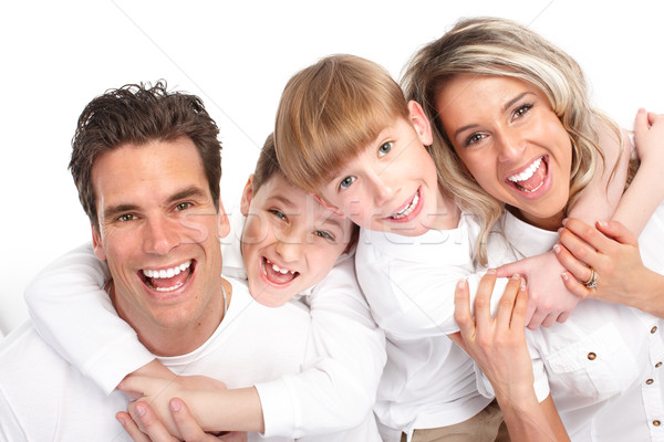 10 Happy Family Stock Photo White Images